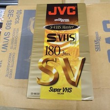 JVC S-VHS Master Tape SV180