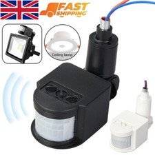 180° Degree PIR Motion Sensor Movement Detector Security Switch Outdoor Garden