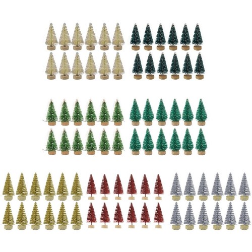 12pcs mini christmas - mini, tree