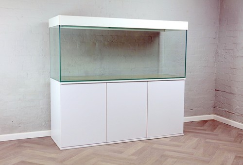 White set aquarium fish tank - white,