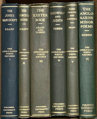 The anglo saxon poetic records - anglo-saxon,