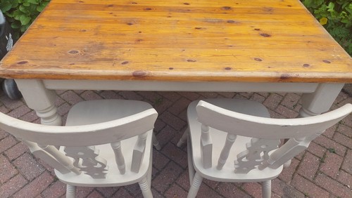 Shabby chic table chairs - chic, +