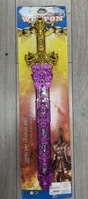 The Kings Weapon Sword Purple Kids Role Play Toy Fancy Dress Accessories Knight