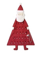 Large Santa Fabric Advent