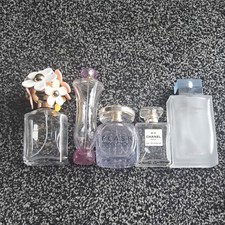 5X Empty Perfume Bottles