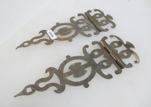 Victorian brass hinges - victorian,