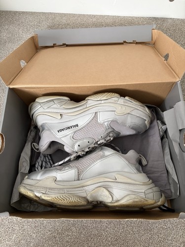 Balenciaga triple silver - balenciaga,