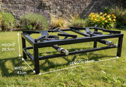Double burner lpg propane gas - double,