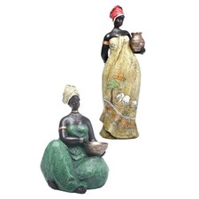 Resin Figure of Tribal Lady As