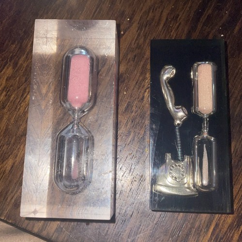 Two vintage lucite - vintage, acrylic