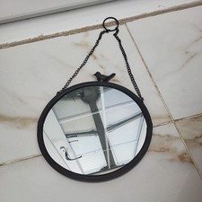 LOVELY METAL bird WALL ART Hanging Mirror- Home Decor 