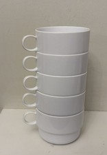 White Plastic Melamine Vintage