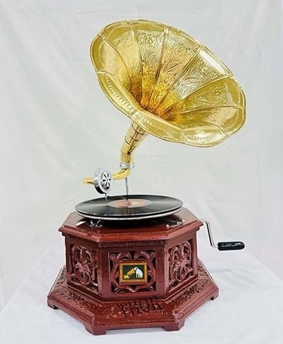 Antique gramophone fully - antique,