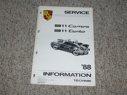 1988 porsche 911 carrera - 1988,