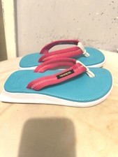 Havaianas Unisex Lovely A BATHING APE BAPE TRADI ZORI Blue/Red Sandals Authentic