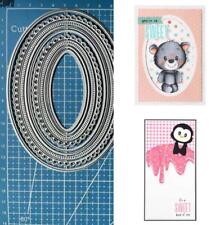 Nested Ovals Metal Cutting Dies Scrapbooking Embossing Paper Card Crafts Stencil