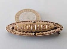 Antique MOTHER  Brooch rose