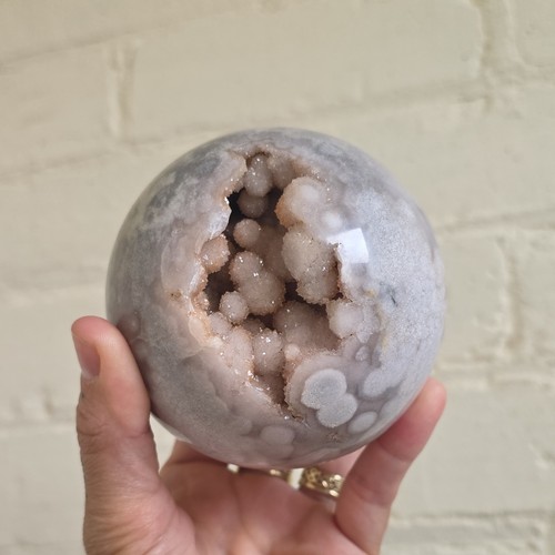 Huge heavy flower - huge, agate