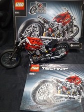 LEGO Technic 8051 Motorbike 2-in-1 Set with Box and Instructions