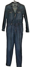 Y2K Denim Catsuit, Long