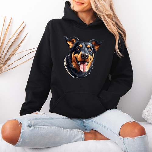 Rottweiler dog portrait womens - rottweiler,
