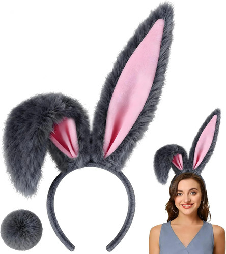 Bendable bunny ears headband - ears,
