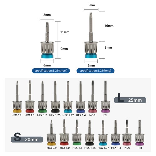 Screw drivers fits dental - screw,