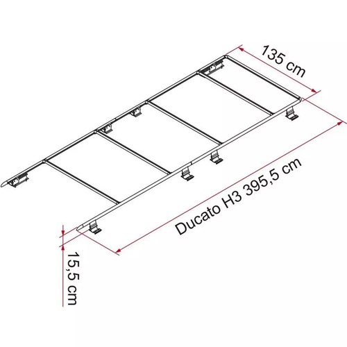 Fiamma roof rail for - rail,