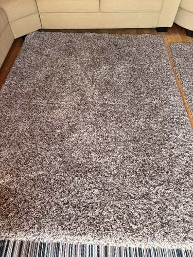 Dunelm large shaggy rug 160cm - dunelm,