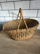 Vintage Rustic wicker Shopping