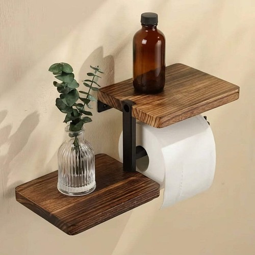 Wooden toilet roll - wooden,