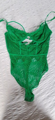 Primark vivid green lacy - green,