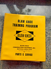 BLAW KNOX Operators Service