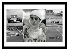 Ayrton Senna Formula One Legend Photo Memorabilia (MU5)