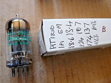 Philips JAN 6922 ECC88 B Date Packed 5-84 NOS Valve Tube AT1000 Tester JAN22B