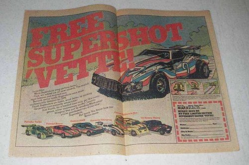 1979 marx supershot racers - racers, ad