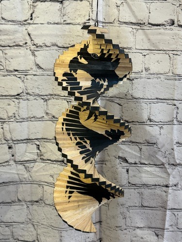 40cm black dragon - pattern, wind