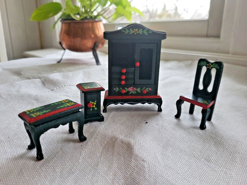 Vintage swedish dollhouse - vintage,