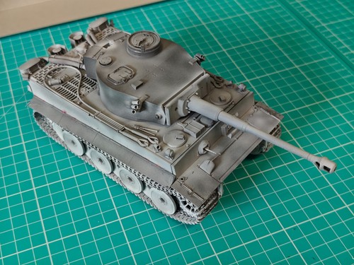 Tamiya built undercoated - built, &