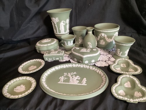 Wedgwood jasperware sage green - wedgwood,