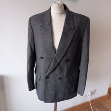 Vintage Grey Windowpane Check