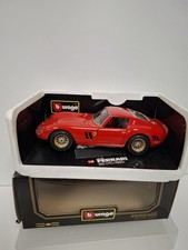 BOXED BURAGO DIAMONDS FERRARI 250 GTO (1962) DIECAST CAR 1.18 SCALE COD.3011