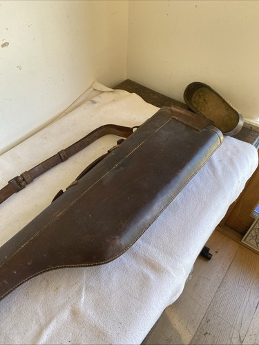 Vintage leather leg - leg, of