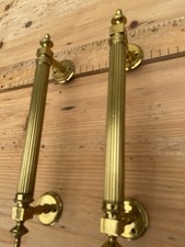 Ornate Brass Door Pull Handles