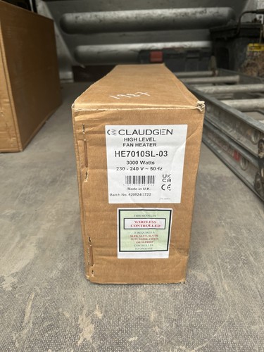 Claudgen high level - fan, heater