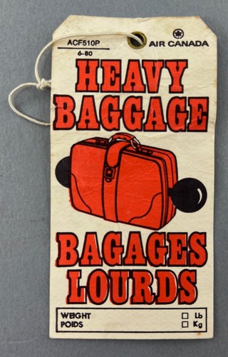 Air canada heavy baggage - heavy,