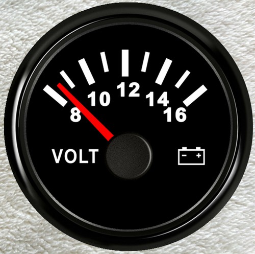 Volt meter 52mm universal - volt, 2''/52mm