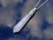Quartz Crystal Necklace Pendant Necklace Healing Pointed Pendant Reiki Necklace