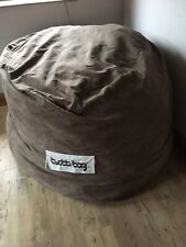 HUGE large XXL genuine MAXI ’Budda Bag’ chocolate brown bean bag memory foam