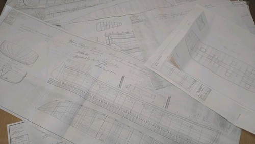 19thc plans royal navy - navy, gun